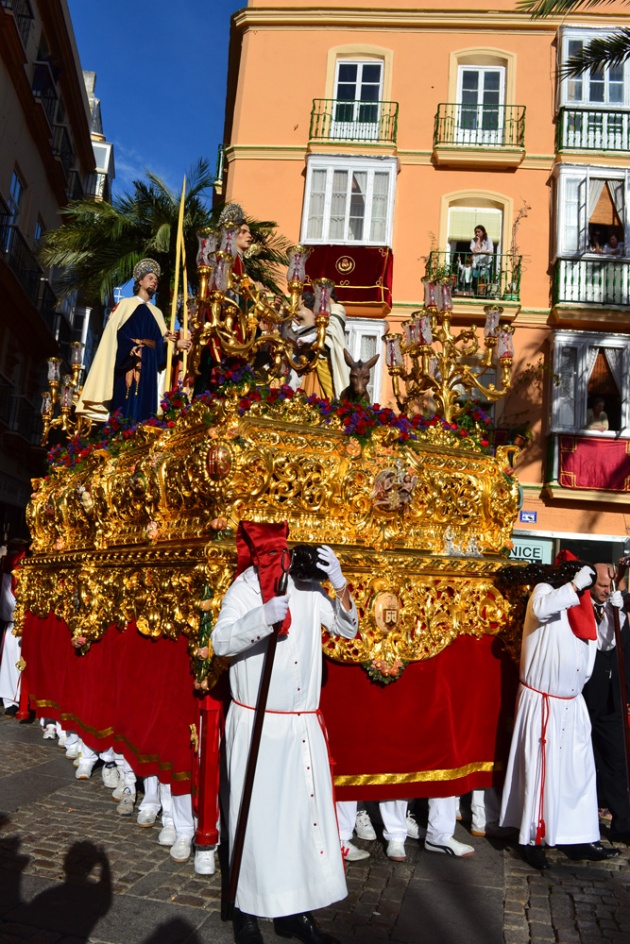 Procesión de "La borriquita" en Cádiz